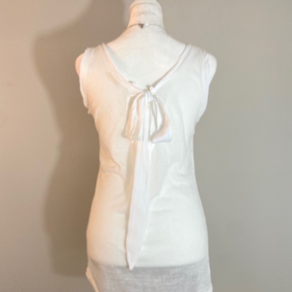 Scandal of Italy White Sequin Tank Top - Picture 4 of 13